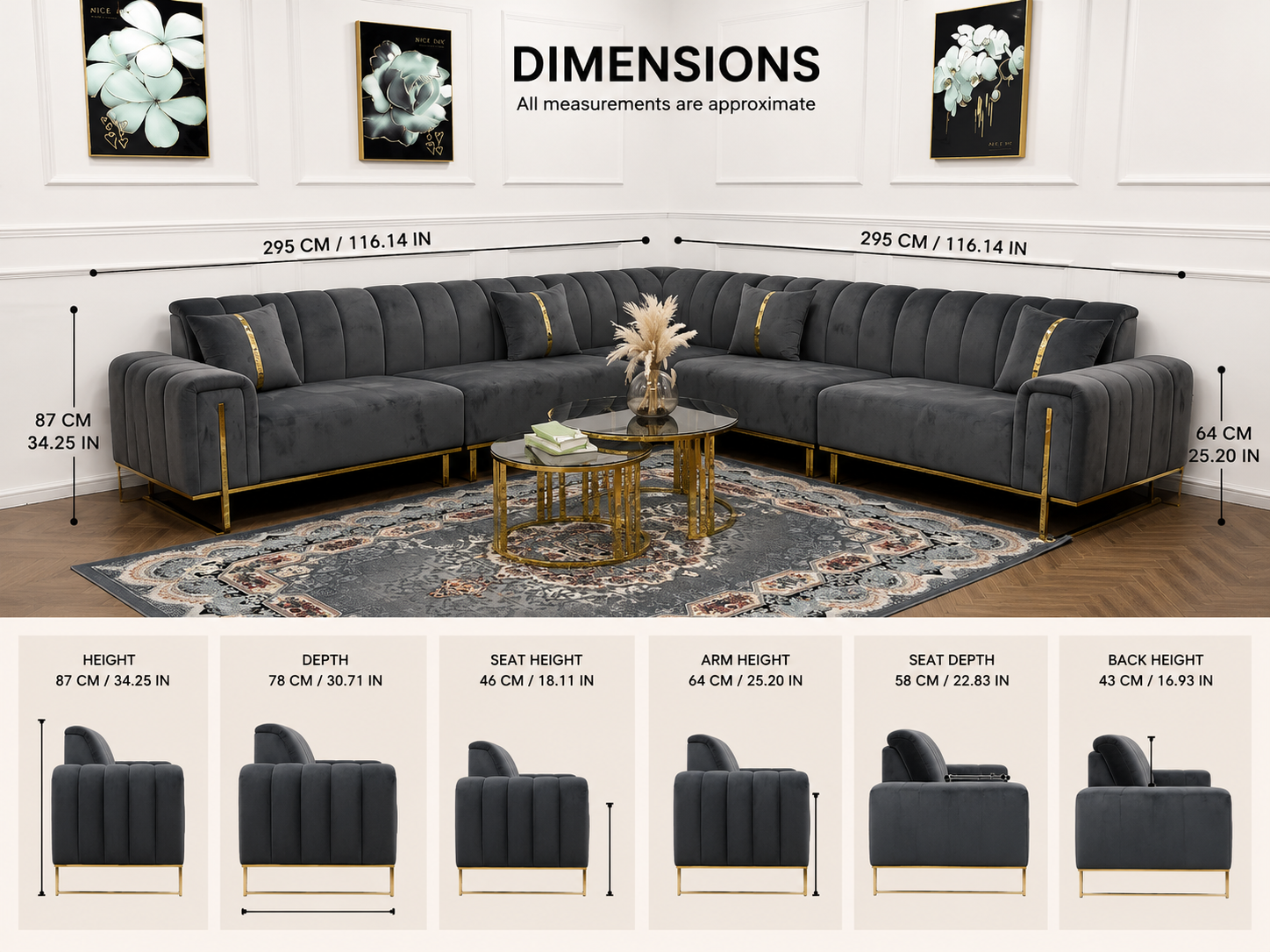 NEW LONDON CORNER SOFA