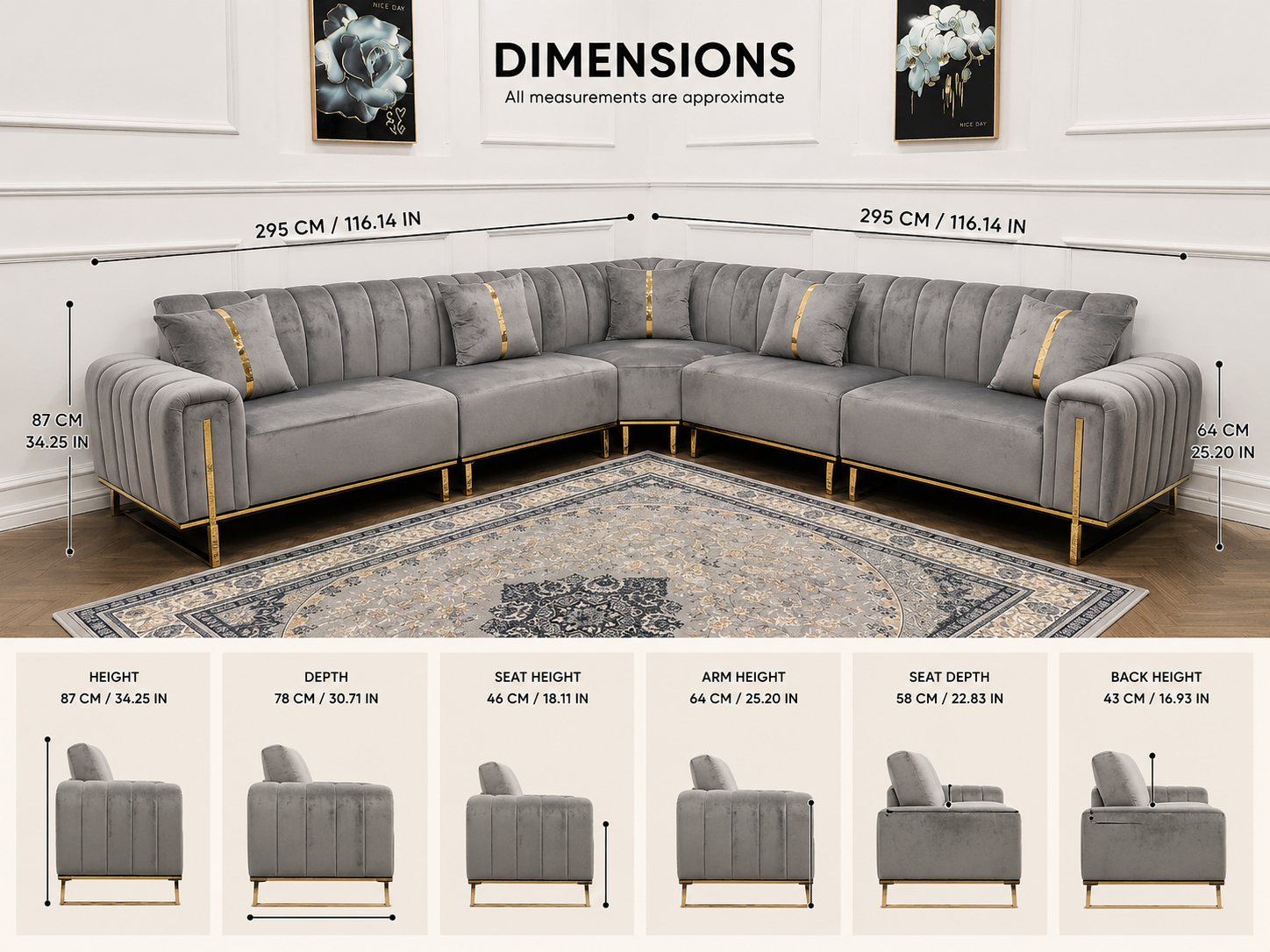 NEW LONDON CORNER SOFA