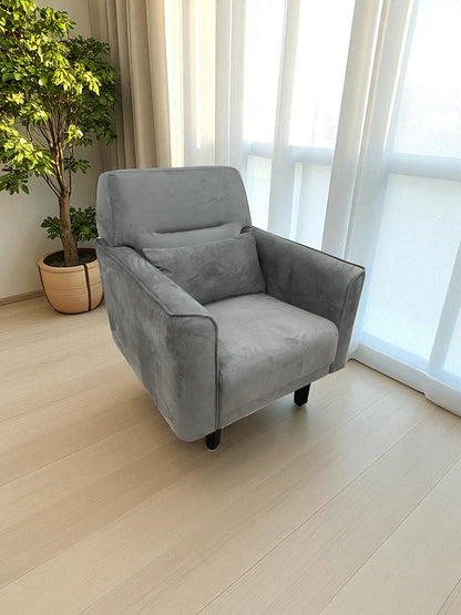 FLORA SOFA SET-VELVET/COTTON