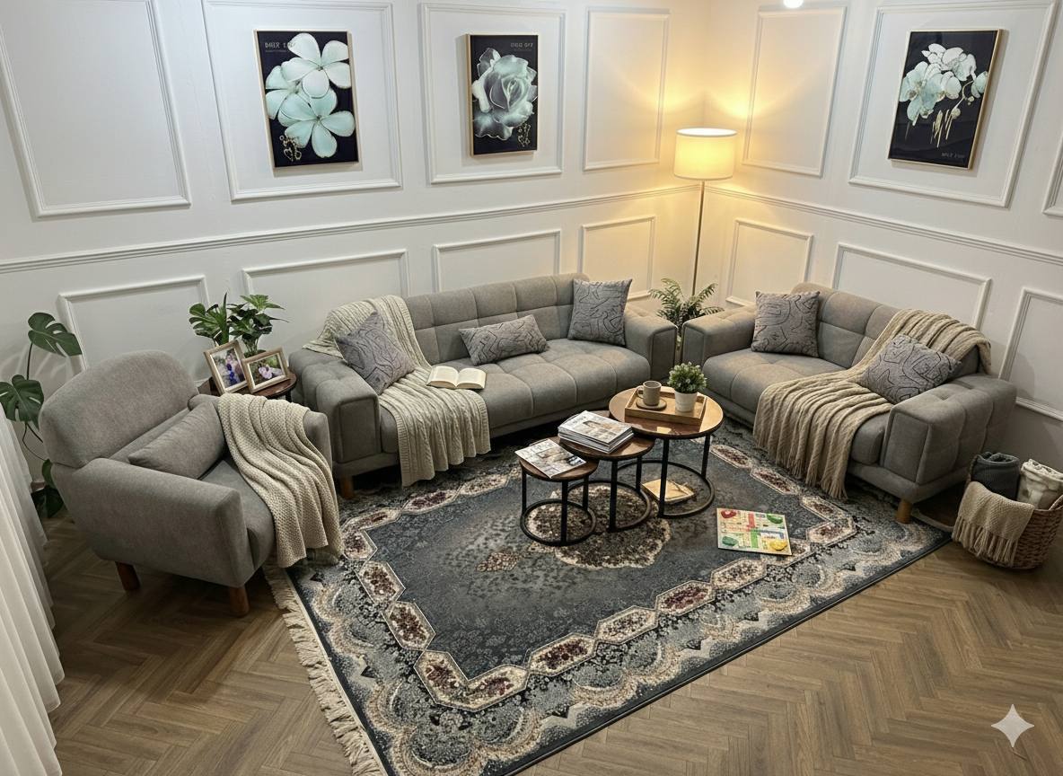 Flora Sofa Bed Set Teddy