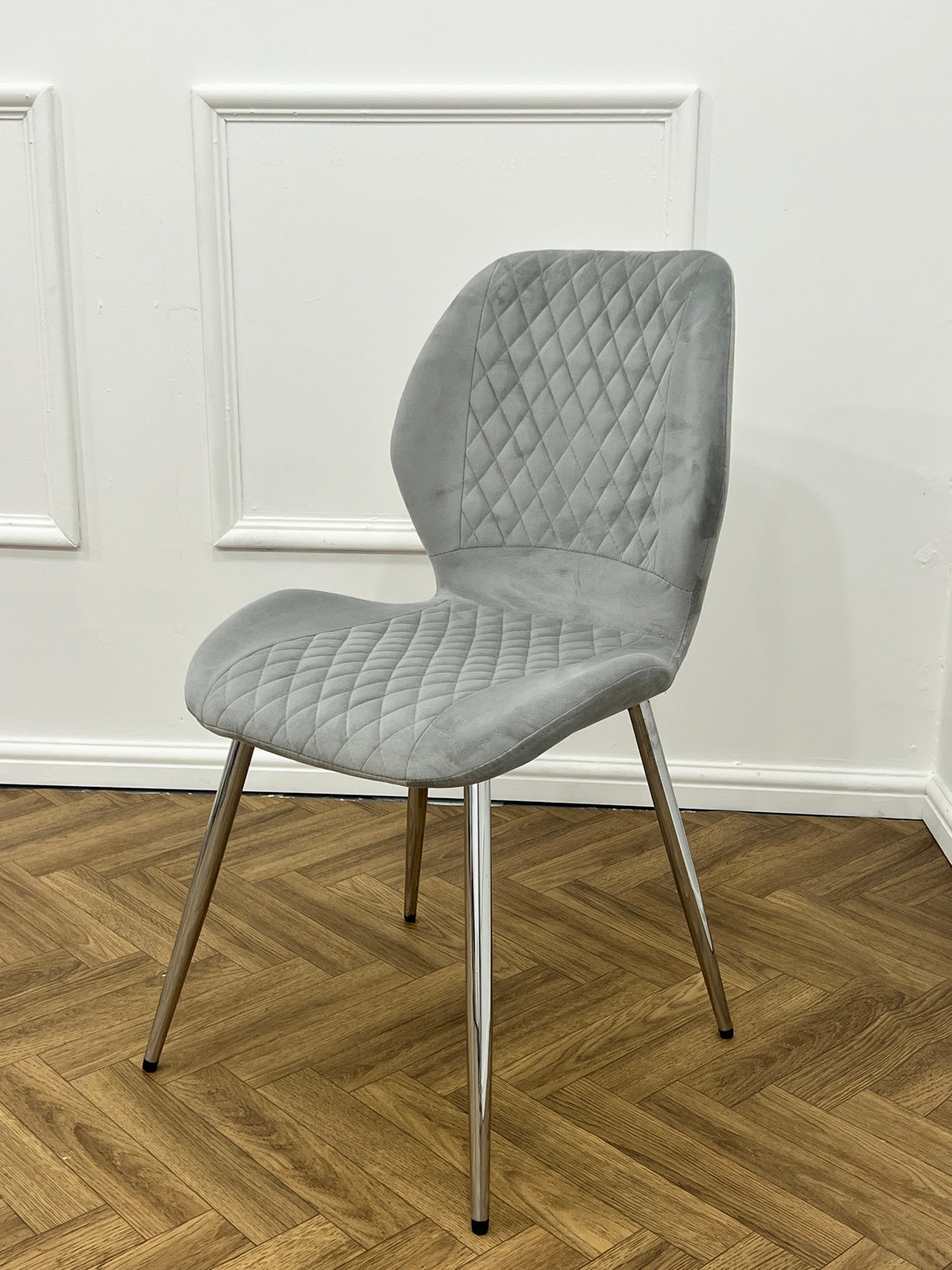 FLORANCE DINING CHAIR-LIGHT GREY