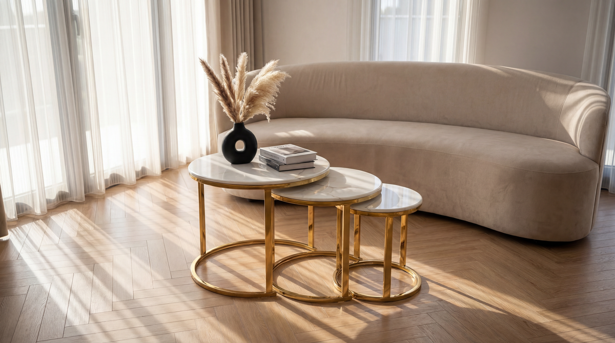 Vienna Nesting   Coffee Tables Q&amp;P Furniture