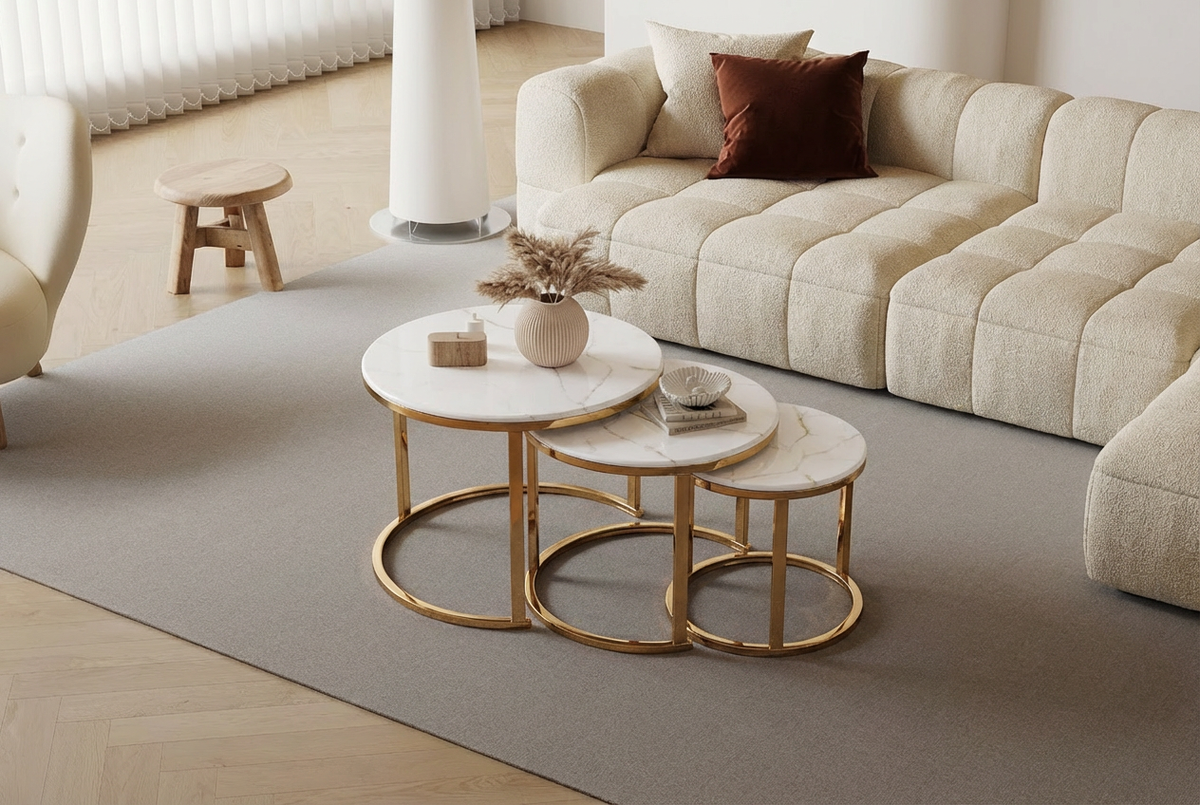 Vienna Nesting   Coffee Tables Q&amp;P Furniture