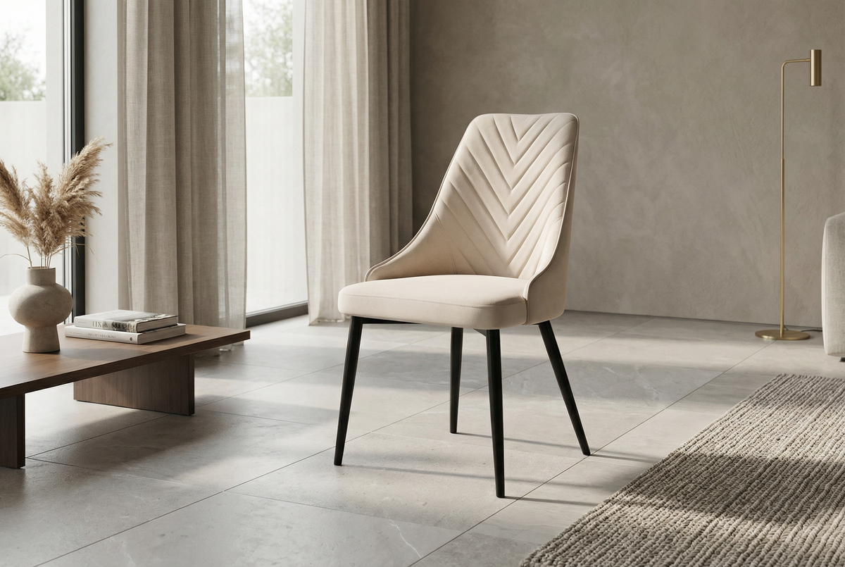 Bellaro Luxury Extendable Marble-Effect Dining Set – 6 or 8 Grey Chairs