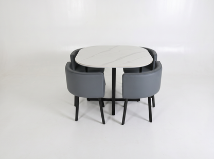 Lavender Oliver Nesting Dining Table set Square