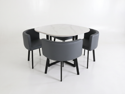 Lavender Oliver Nesting Dining Table set Square