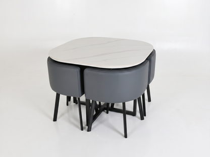 Lavender Oliver Nesting Dining Table set Square