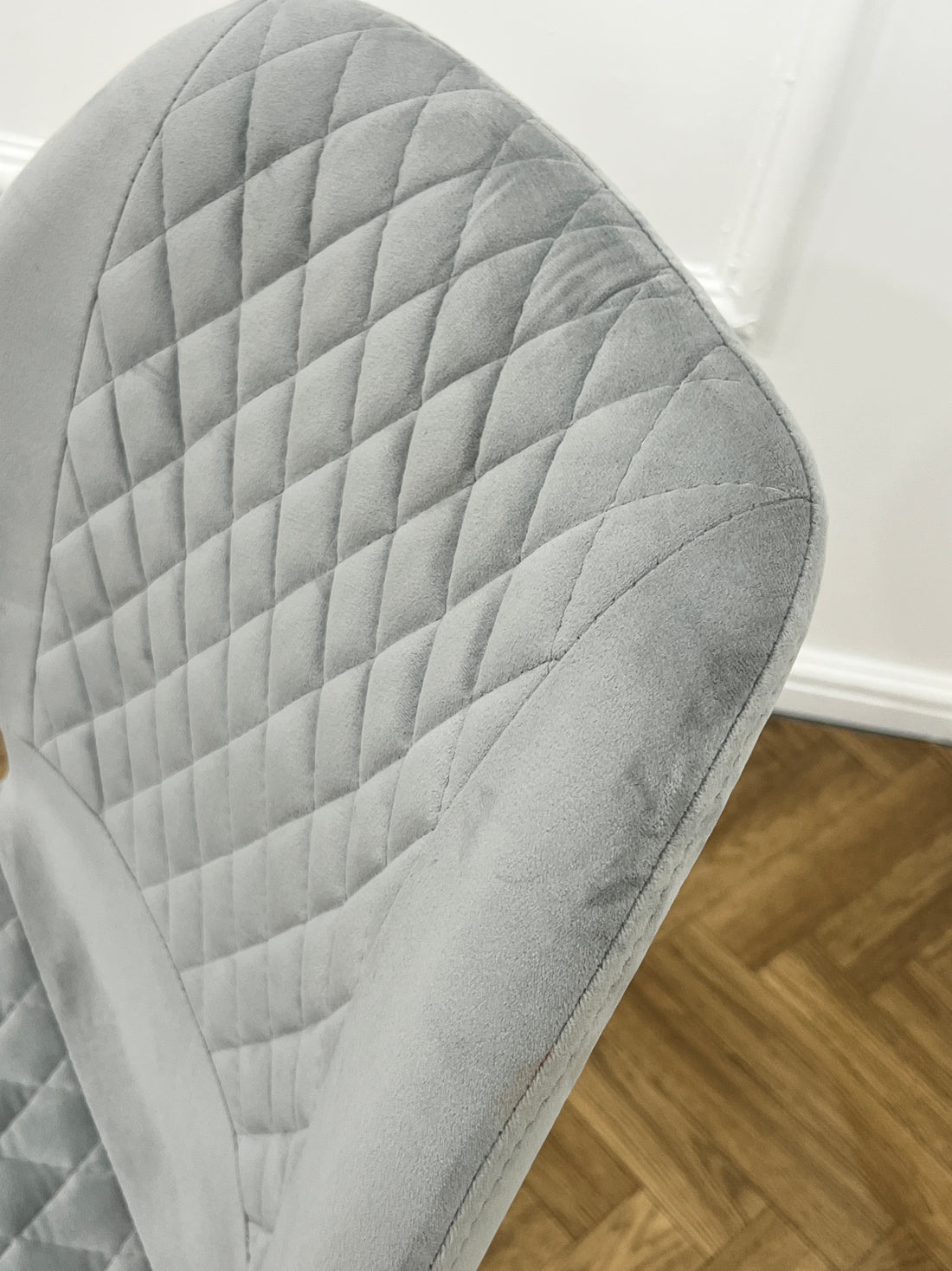 FLORANCE DINING CHAIR-LIGHT GREY