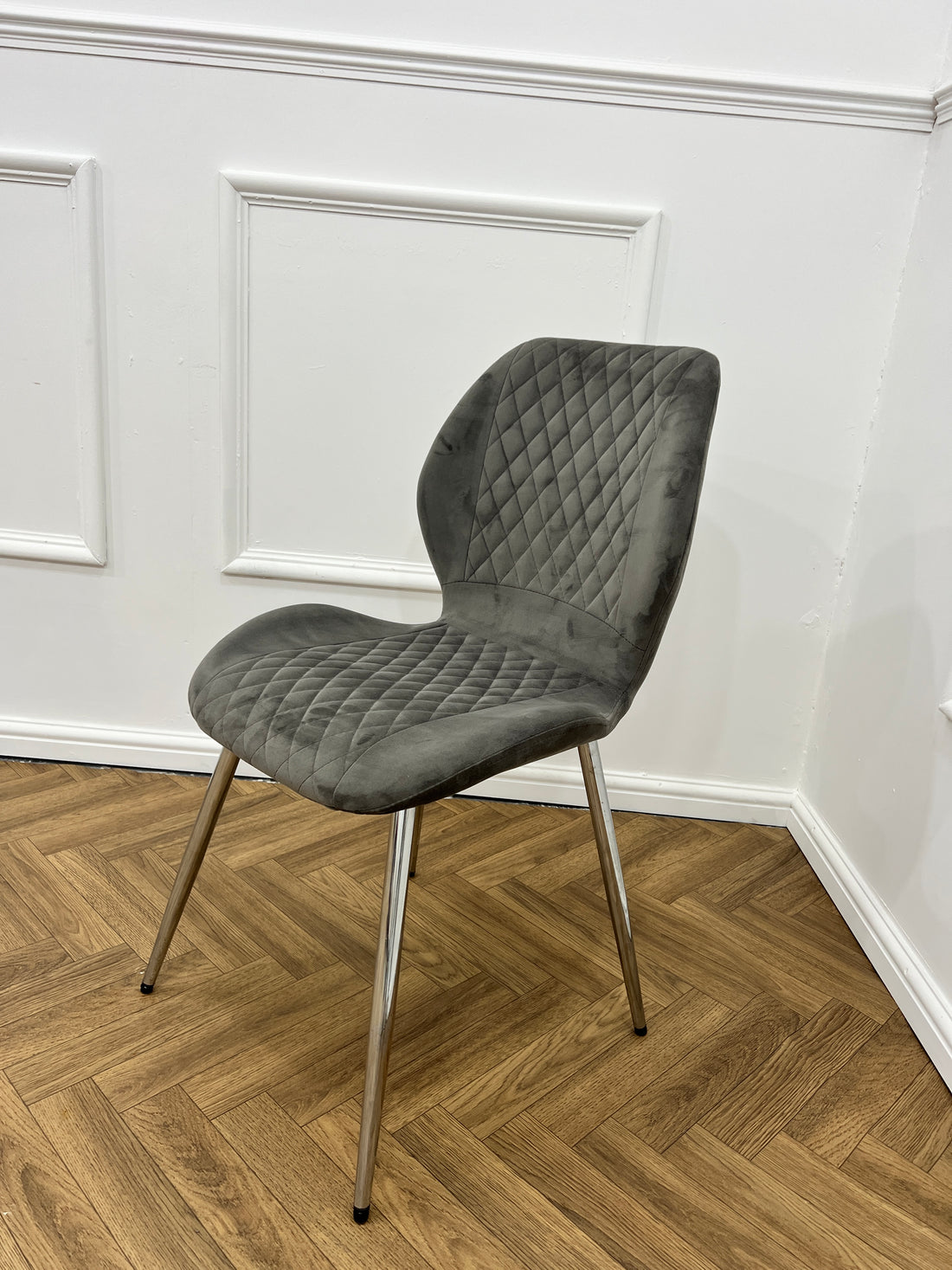 FLORANCE DINING CHAIR-DARK GREY