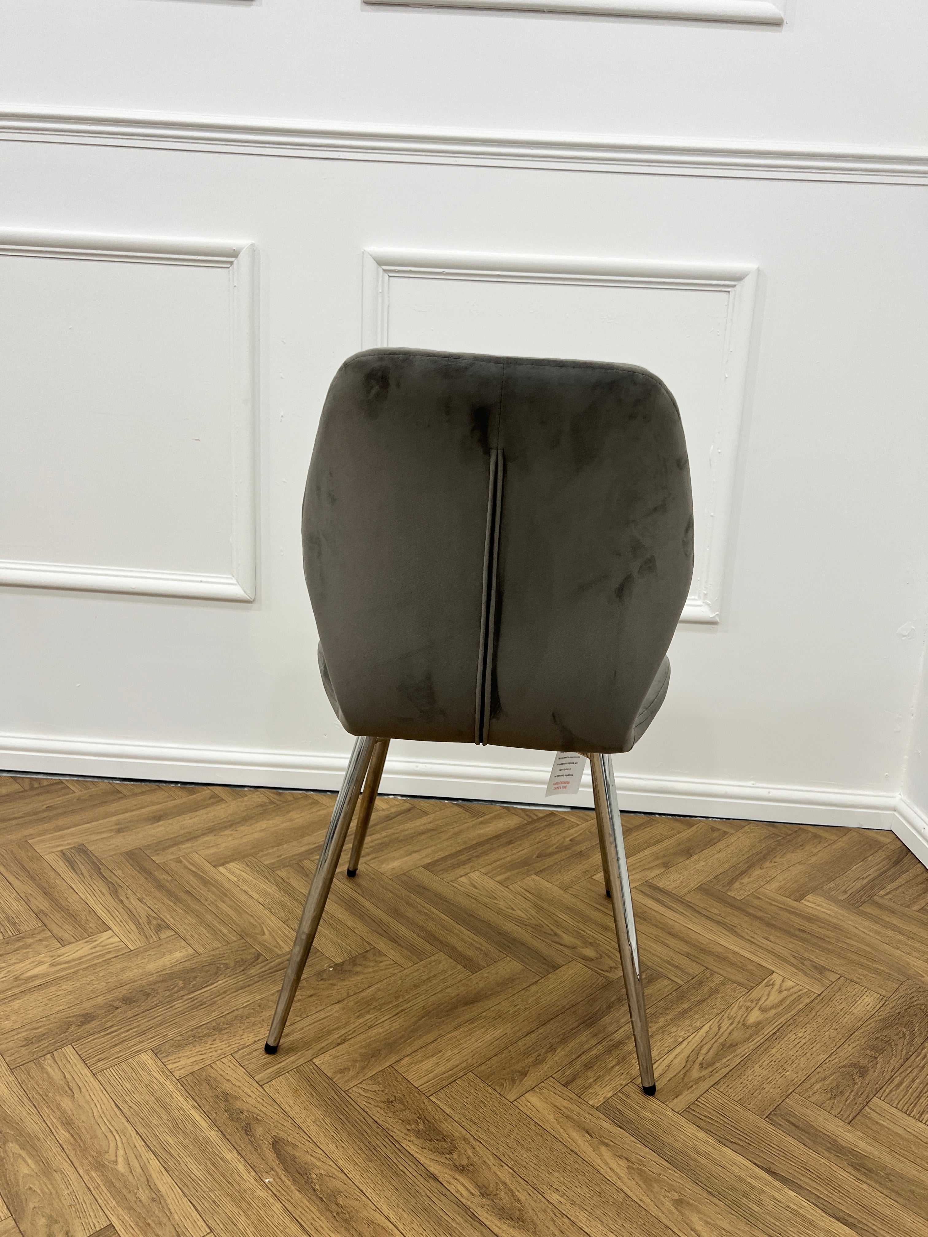 FLORANCE DINING CHAIR-DARK GREY