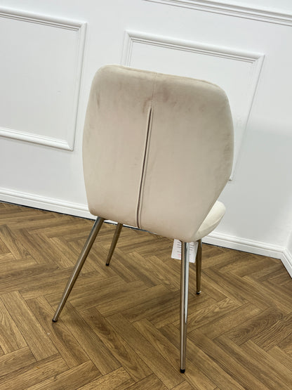 FLORANCE DINING CHAIR-BEIGE