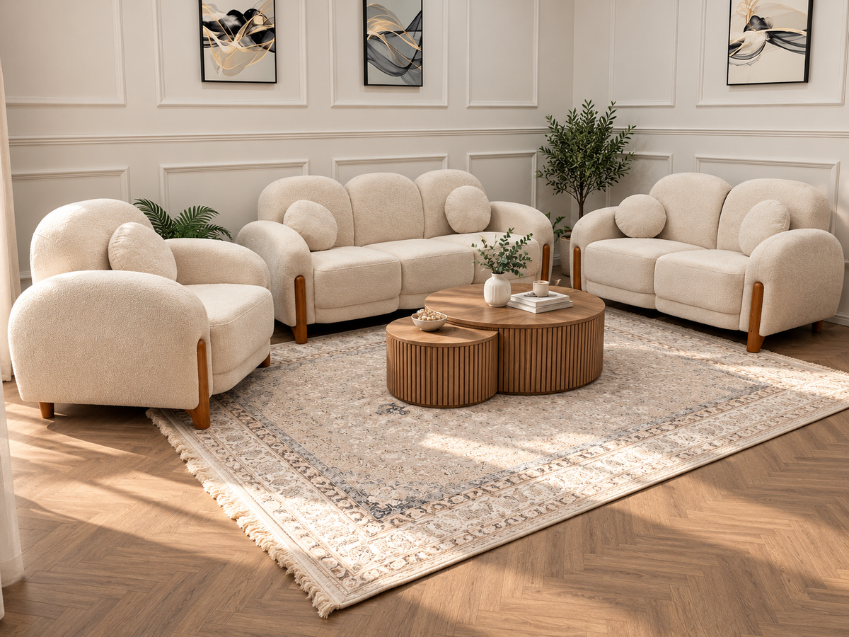 Daffodil Sofa Set – Modern 3+2+1 Living Room Sofa Collection