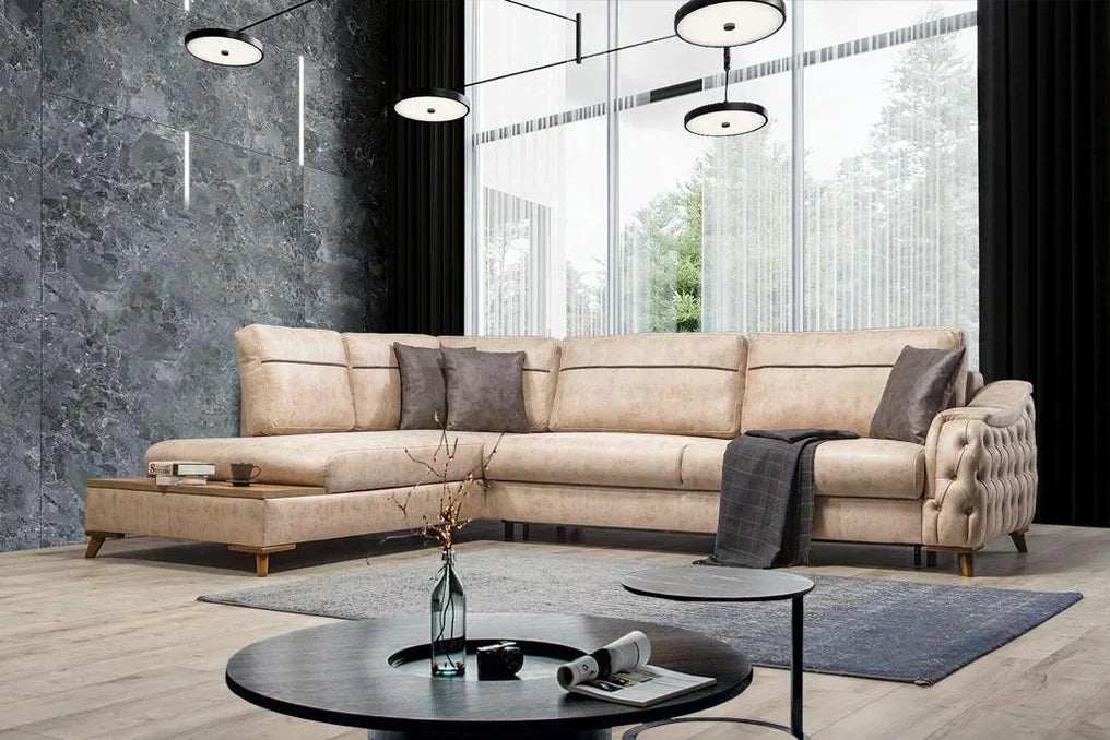 Victoria Corner Sofa- Faux Leather