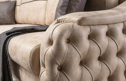 Victoria Corner Sofa- Faux Leather