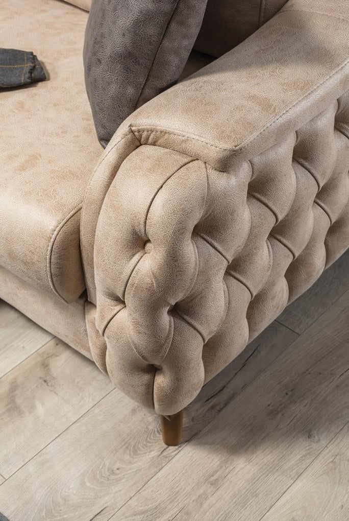 Victoria Corner Sofa- Faux Leather