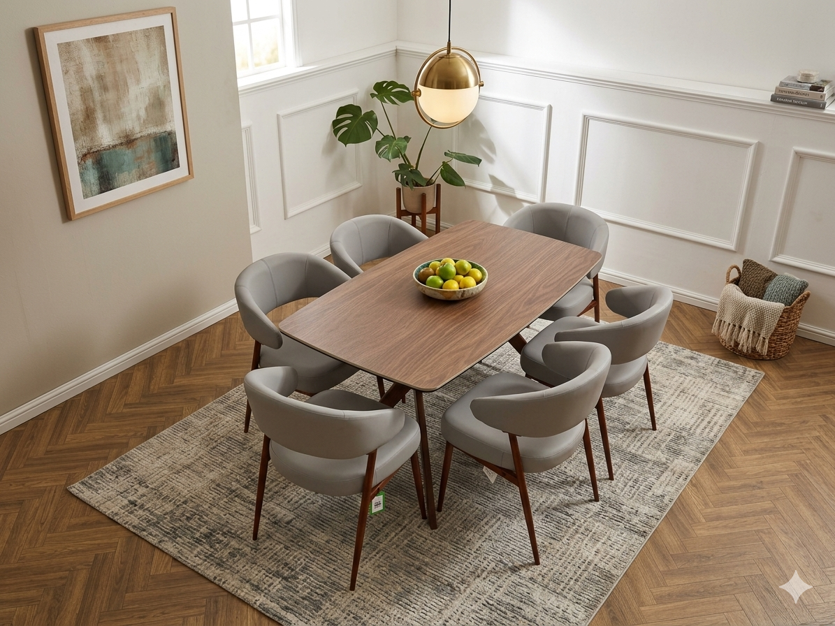 Zino Dining Set-Light Grey