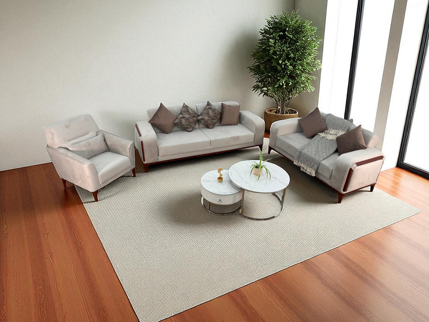 LILAC SOFA BED SET
