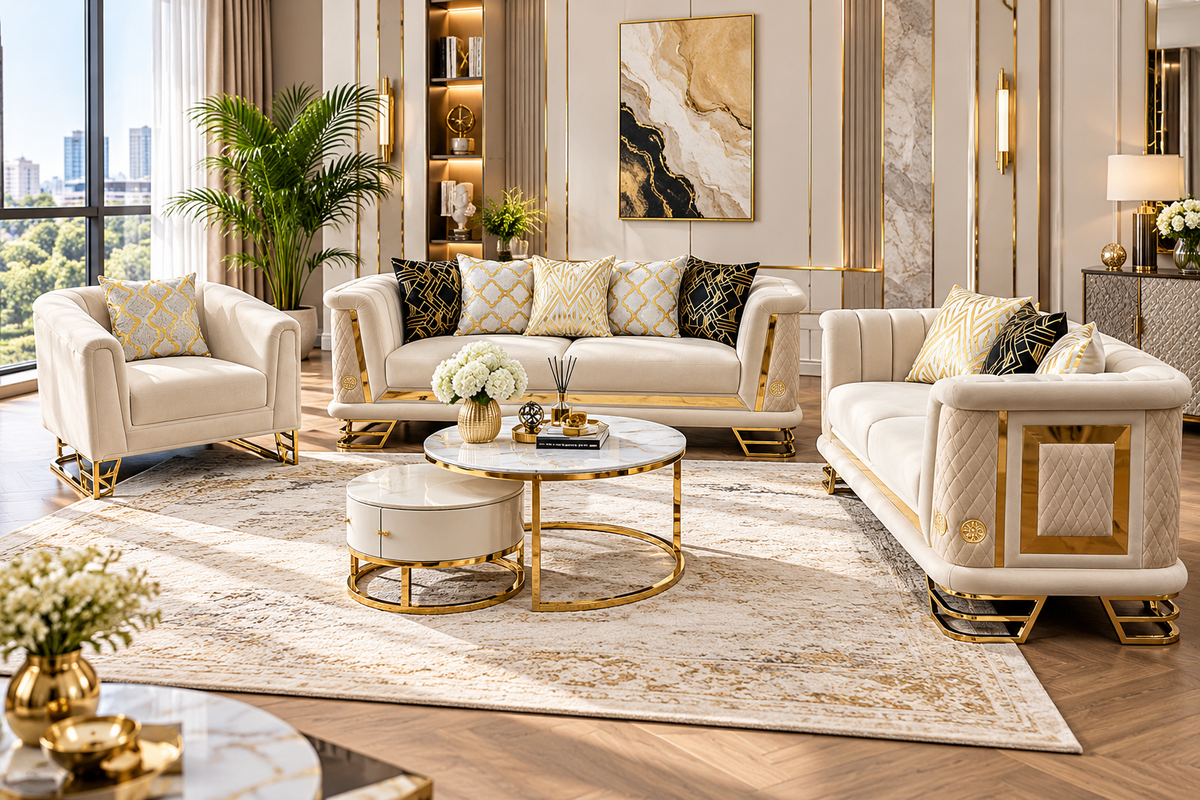 Rose Sofa Set