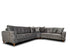 Velvet corner sofa bed with storage from Q&P Furniture, showcasing a stylish, plush corner sofa designed for comfort and practicality.