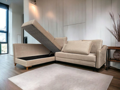 Oxford Corner Sofa bed storage