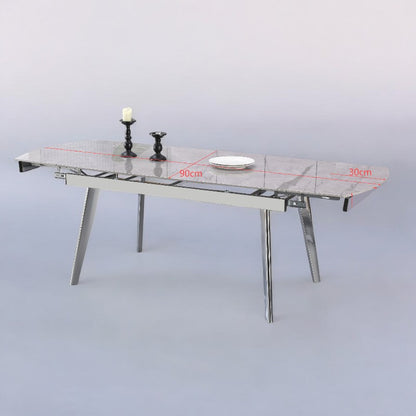 Enhance your dining experience with the Q&amp;P Furniture Grey Queen Dining Set. Spacious, stylish, and durable, this set is perfect for family dining and entertaining guests.