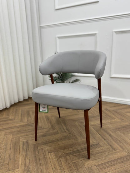 Mila dining chair-light grey