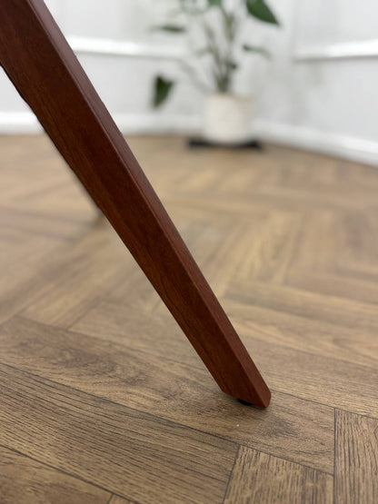 Q&amp;P Furniture Zino beige dining table with sleek wooden surface and modern design, perfect for contemporary dining spaces.