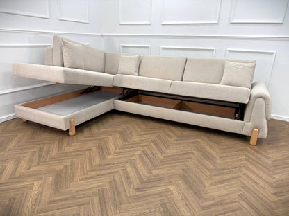 Lavender Corner Sofa bed storage