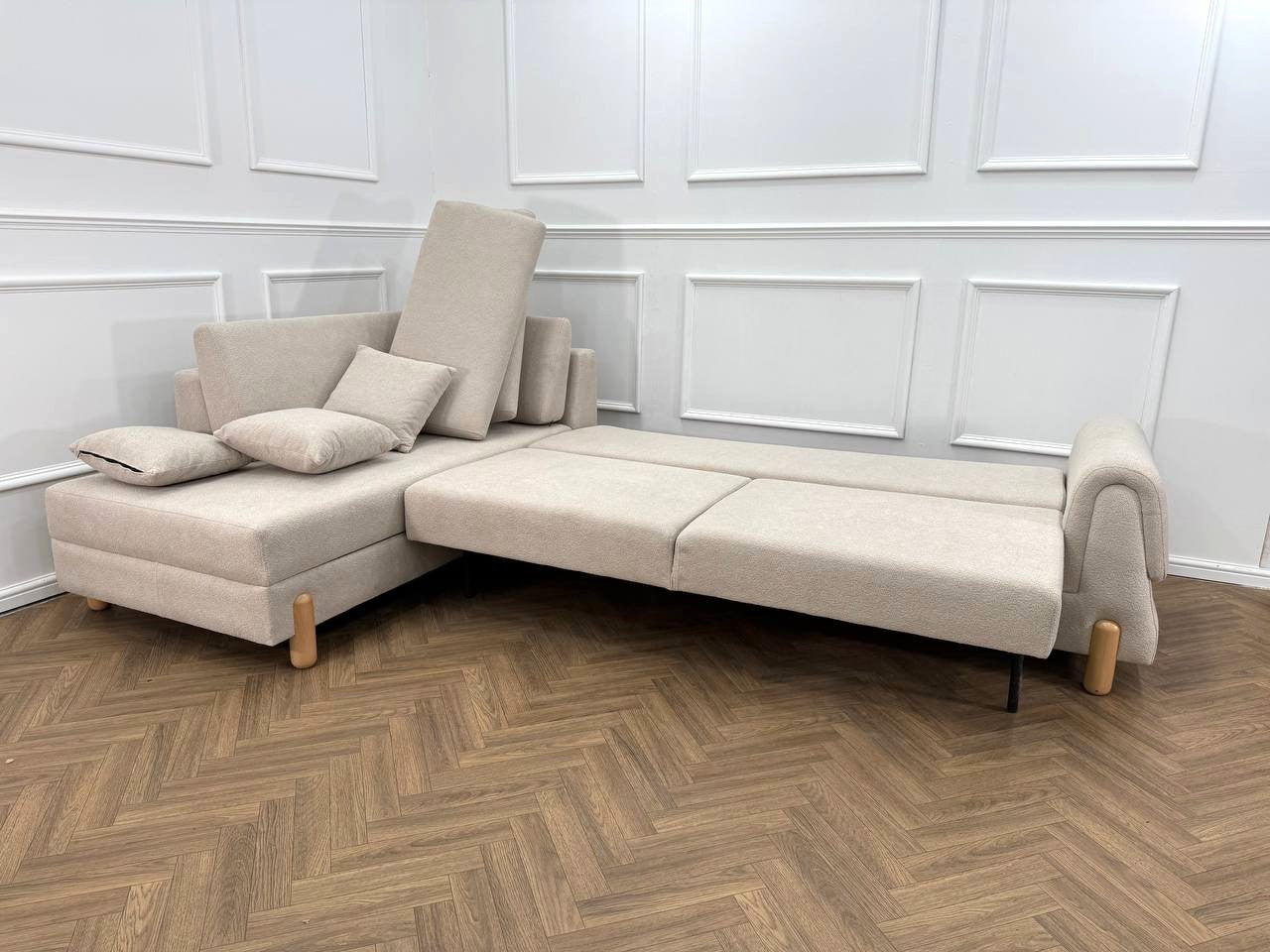 Lavender Corner Sofa bed storage