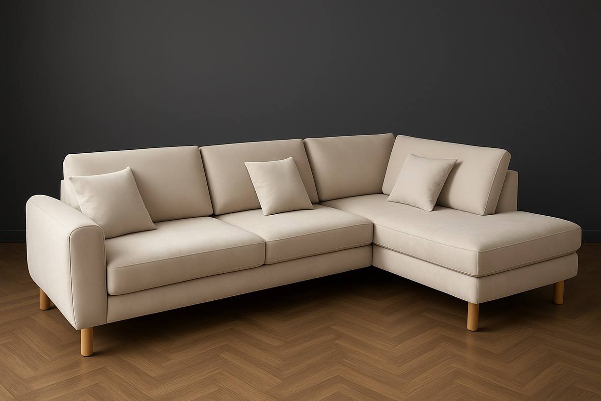 Lavender Corner Sofa bed storage