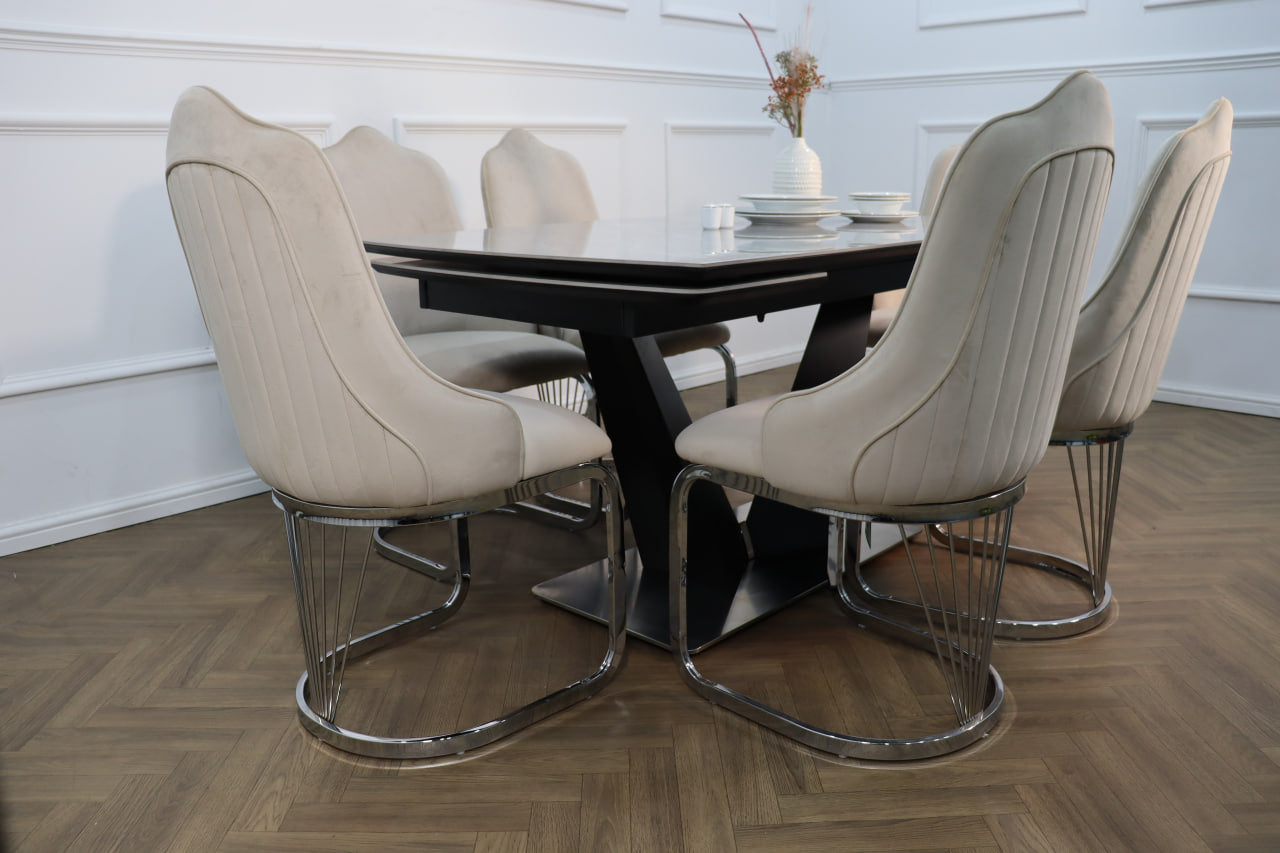 Lumia Extendable Dining Table Set