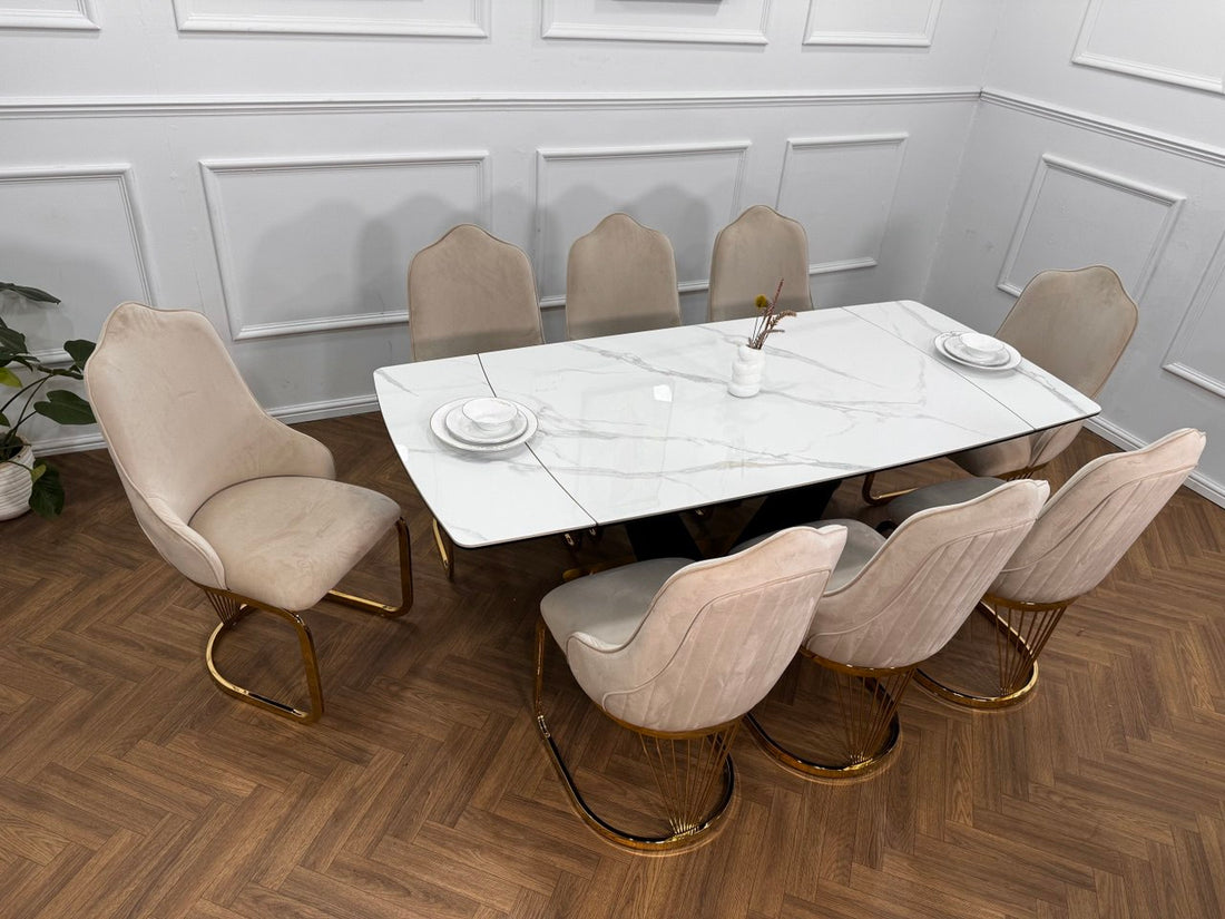 Lumia Extendable Dining Table Set