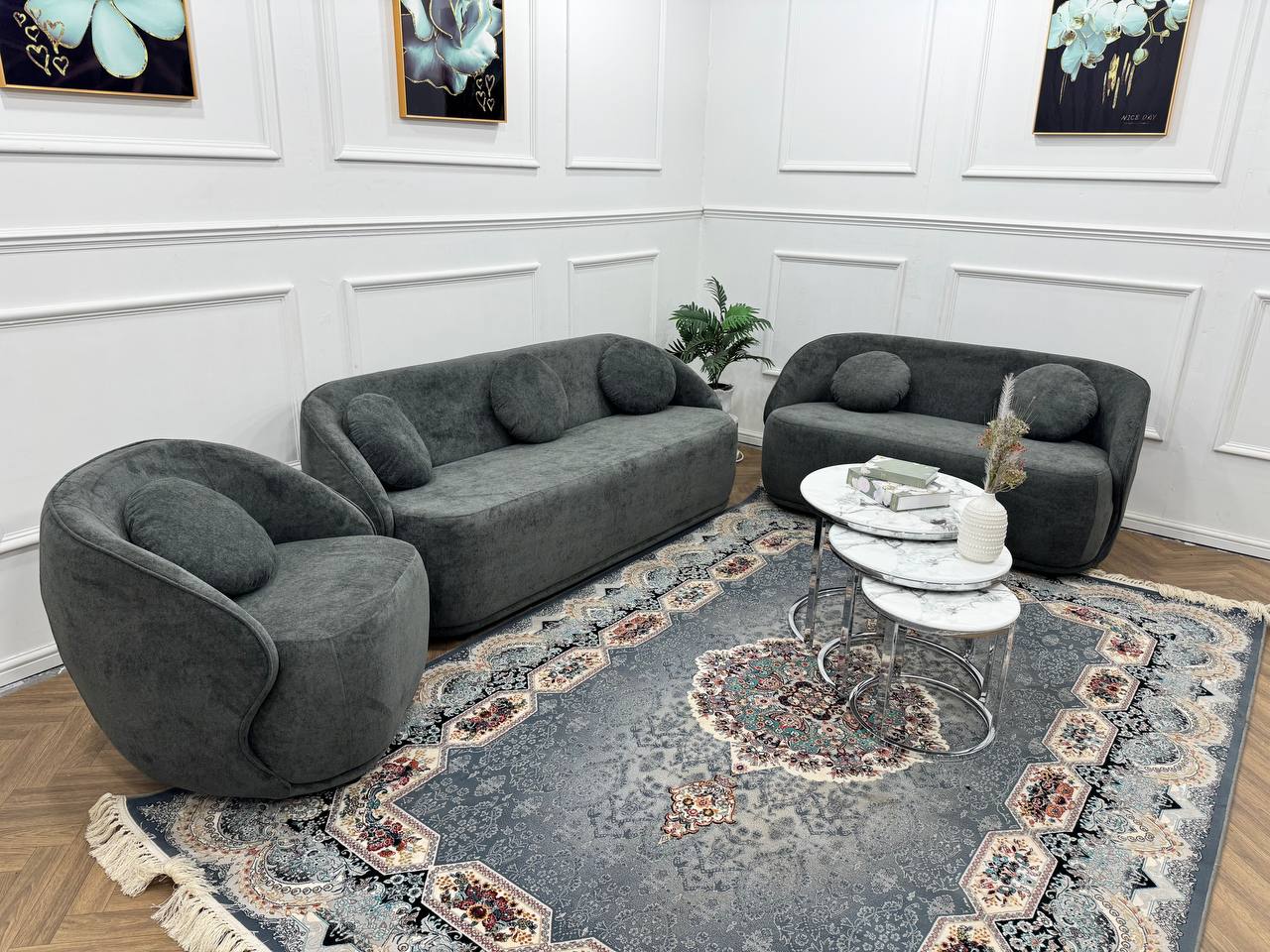 Luna Curved Sofa