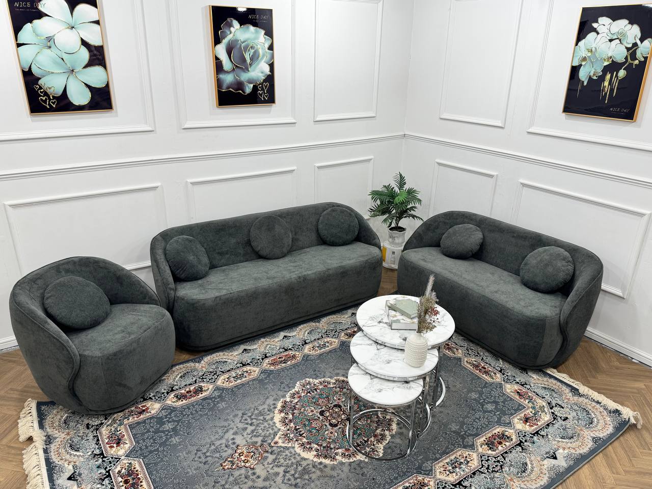 Luna Curved Sofa