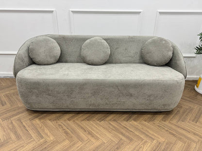 Q &amp; P Furniture Luna sofa set with modern design, featuring plush cushions and a sleek fabric finish for stylish living room decor.