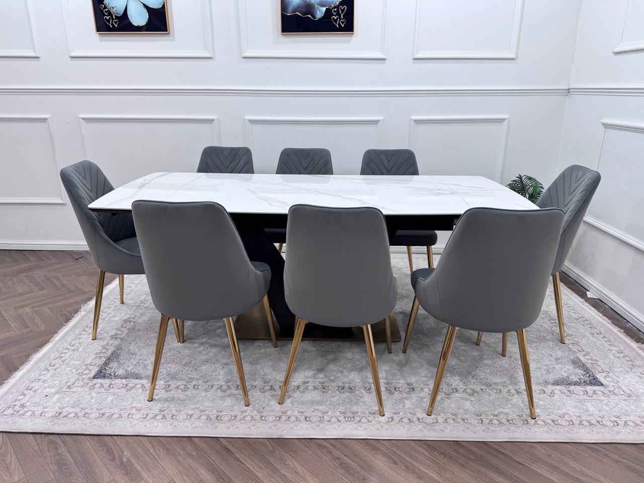 Lumia Extendable Dining Table Set