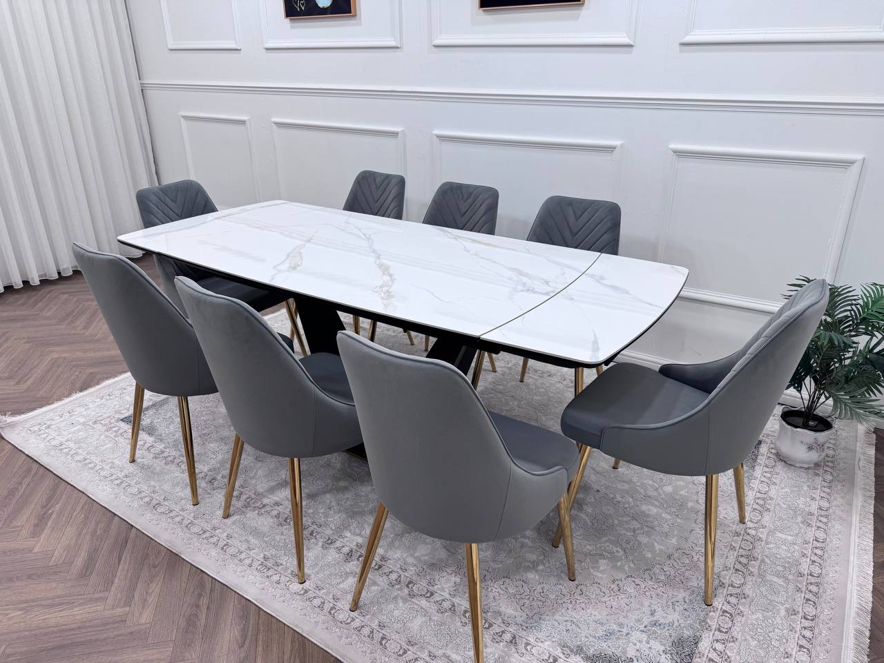 Lumia Extendable Dining Table Set
