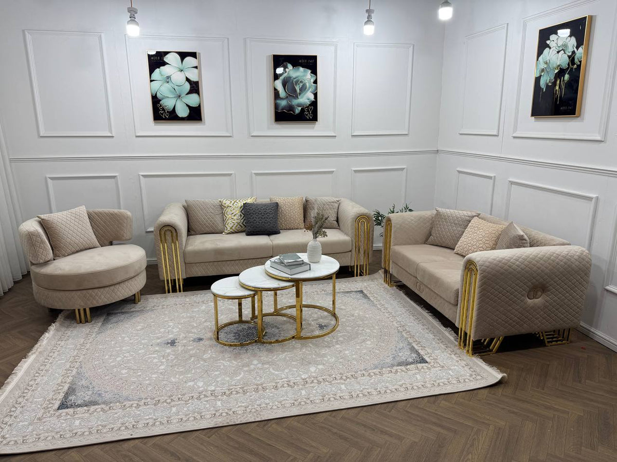 Lilac Luxury Sofa Set