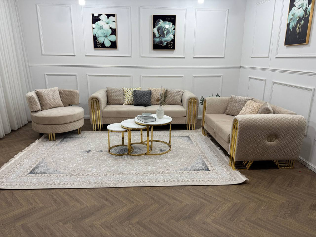 Lilac Luxury Sofa Set
