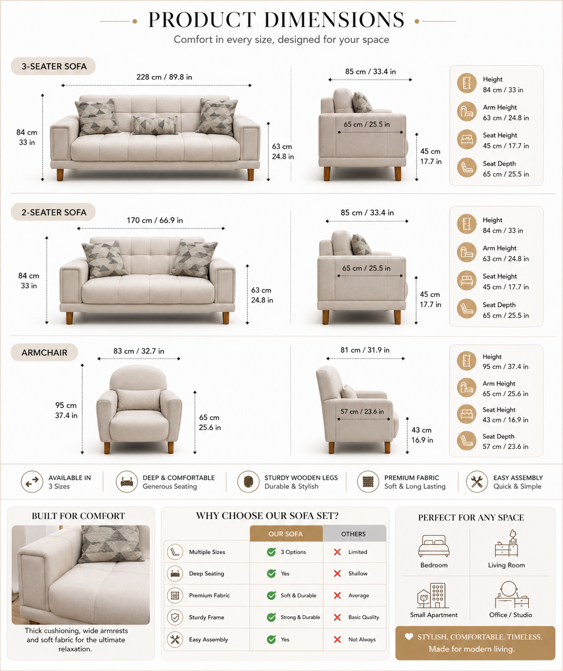 Q&amp;P Furniture Flora sofa set in luxurious velvet with plush cushions and modern design, perfect for stylish living rooms.