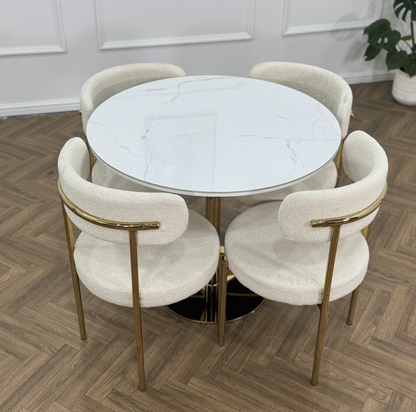 Luxe Dining Chair - Gold