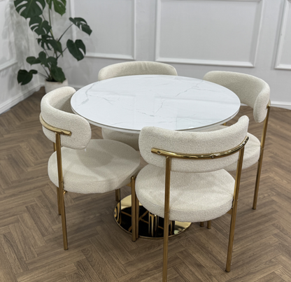 Luxe Dining Chair - Gold