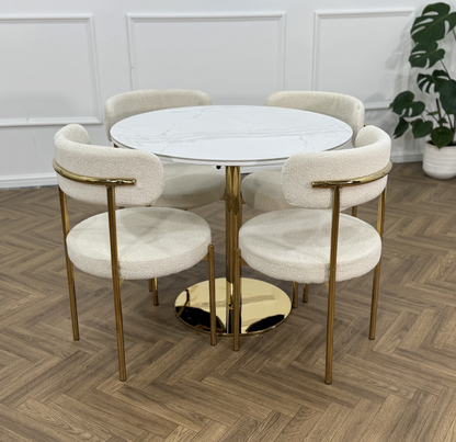 Luxe Dining Chair - Gold