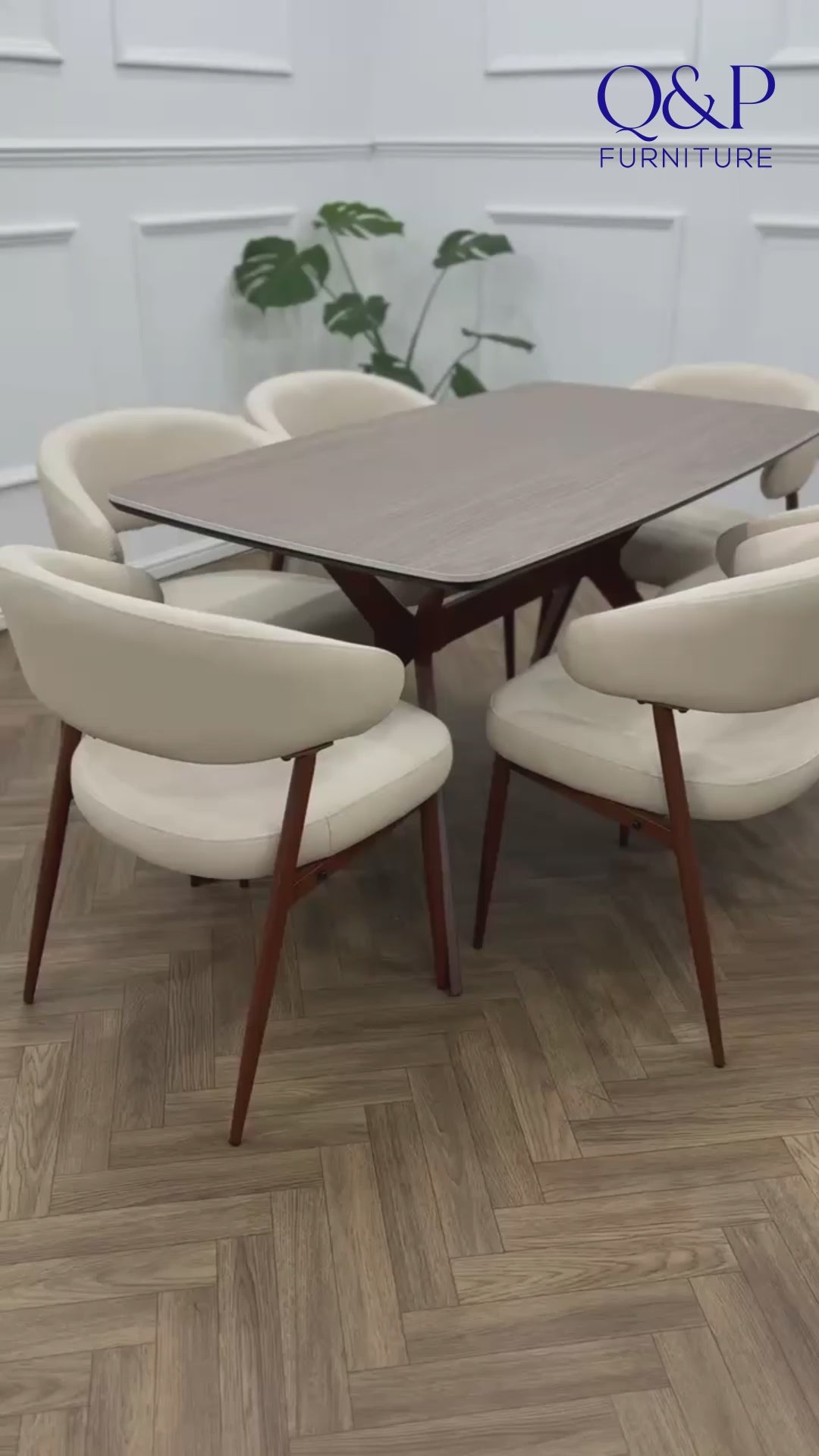 Zino Dining Set-Beige