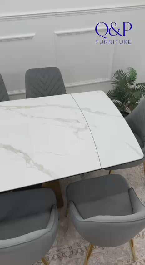Lumia Extendable Dining Table Set