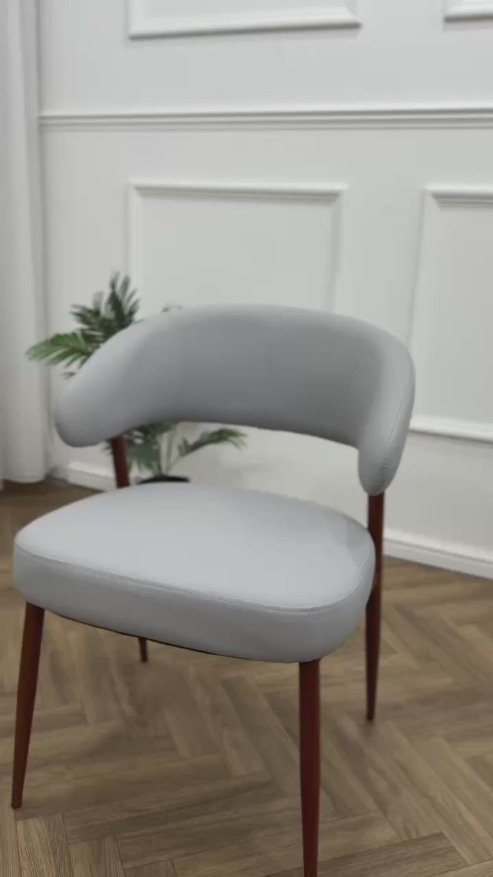 Zeno Dining Set-Light Grey