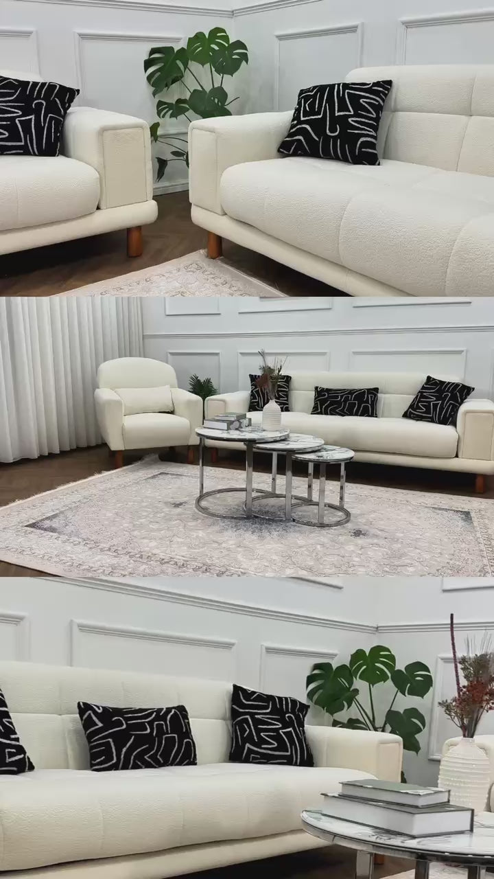 Flora Sofa Bed Set Teddy