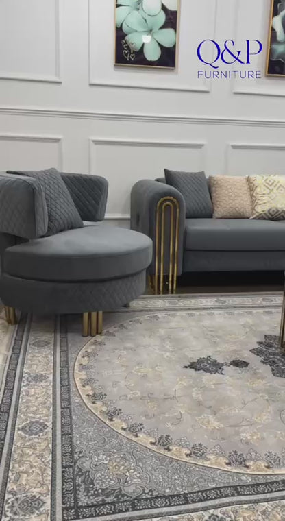 Lilac Luxury Sofa Set