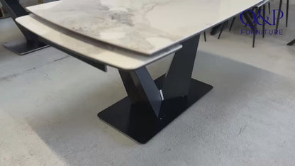 Lumia Extendable Dining Table | Sintered Stone Dining Table