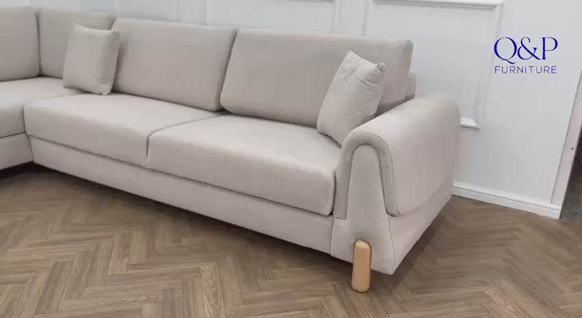 Lavender Corner Sofa bed storage